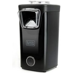 Black & Decker Popcorn Machine Black - Perfect for Movie Nights & Family Fun!